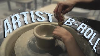 30 Second Ceramic B-ROLL || Young and Talented Artist