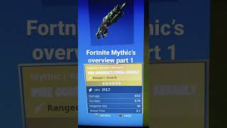 Fortnite Mythic’s overview Part 1