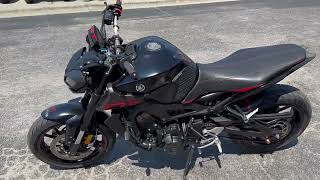 2020 Yamaha MT-09 with 5435 Miles & Custom Add-ons