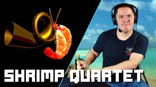 "Shrimp Quartet" On Drums!