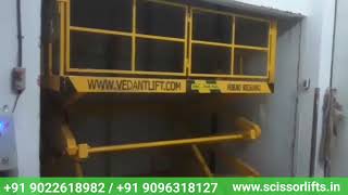 Ground to first floor scissor lift - Vedant Lift