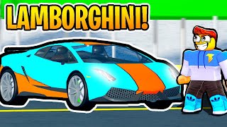 How To Get This NEW LAMBORGHINI GALLARDO In Car Dealership Tycoon!