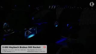 2021 g MERCEDES-Maybach S 650 BRABUS 900 interior and exterior  details