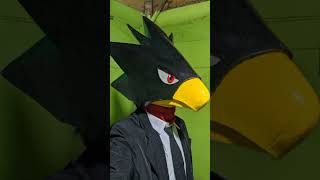 cosplay sebagai tokoyami lagi hari ini