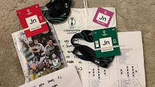 ⚽️ Seven football memorabilia items from the game between Shamrock Rovers and The New Saints