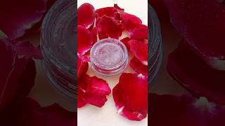 Homemade Rose Cream For Glowing Skin l Get Pink Glow🌹#shorts #ytshorts #youtubeshorts