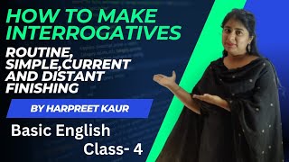 How to frame interrogatives ( Basic English ) Class - 4 by @HarpreetKaur-xj4dx