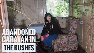 Nature takes over  Hidden Abandoned Caravan and Cabin