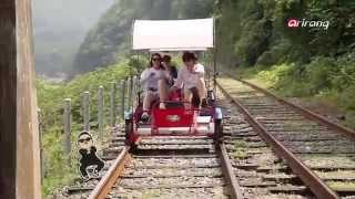 Rail bike station in Gangcheon(강촌 레일바이크)