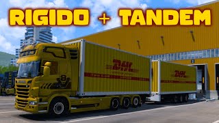 TRACTORA RIGIDA + TANDEM EN EURO TRUCK SIMULATOR 2 - GAMEPLAY EN ESPAÑOL