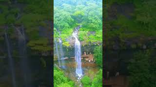 kondhane caves|#waterfalls |#travelsphere #tranding #shortsvideo #drone #monsoon #kondhana #cave