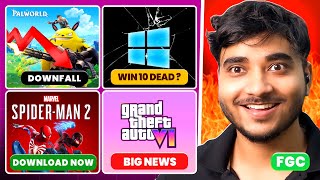 WTF! Game Deleted,😰GTA 6 Strange Logo leak, Spider Man 2 PC Download, Palworld Downfall