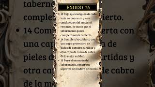 Éxodo 26, 13-15 #dios #biblia #versiculodeldia