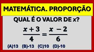 PROPORÇÃO. MATEMÁTICA BÁSICA. Ivs Matemática  Exatas.