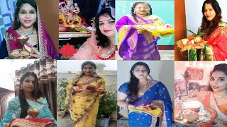 Durga Puja Special Video | Saree Passing Challenge | Jessica Basumatary