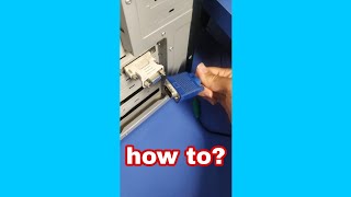 how to connect vga cable from monitor to computer ? #shorts #computer