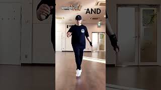 House Dance Basic Steps Tutorial For Beginners | Scribble Foot Standard #dancemoves #dance　#shorts