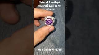 Natural Amethyst(quartz) 6,35 ct no treatment #batumulia #stone