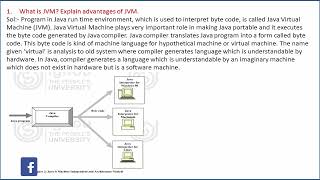 What is JVM? Explain advantages of JVM || MCS024 || Ignou