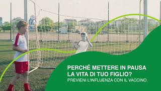 Perché mettere in pausa la vita di tuo figlio? Previeni l’influenza con il vaccino