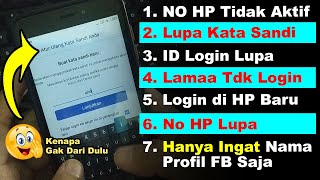 TERBARU 2022 !! Cara Mengatasi Lupa Kata Sandi Fb Nomor Tidak Aktif