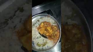 chicken curry/bagara rice/#short #shorts #ytshort #ytshorts #YOUTUBESHORTS #chicken#curry#bagararice