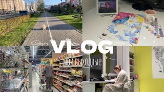 Weekend VLOG || шопинг, подготовка к огэ, олимпиада, картина по номерам