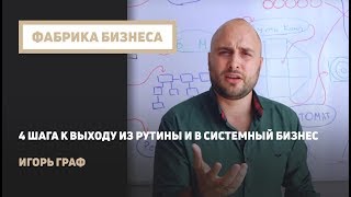 4 шага к выходу из рутины и в системный бизнес