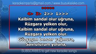 SENİ ALIRSA FIRTINA ► KARAOKE ► with buzuki-μπουζούκι