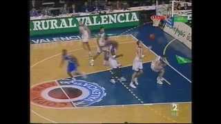 Tau Cerámica Baskonia Real Madrid  Semifinal Copa del Rey 1999