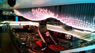 Norwegian Gem 2015 refit: new chandelier