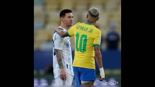 Best friendship ever ❤️ #messi #neymar #argentina #brasil