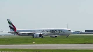 Emirates Boeing 777 Take Off Copenhagen Airport