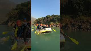 Rishikesh River Rafting with Adventure Boy Ninja #shots