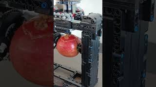 Engraving LEGO on an apple using LEGO...