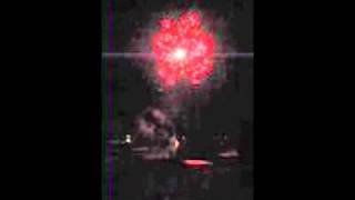 Lake Melissa MN 7/4/11 Fireworks & Lightning Storm