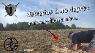 sortie détection : 40 degrés mais ça en valait la peine..