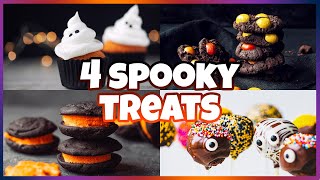 4 Spooky Treats 👻 | Easy #Halloween Dessert Ideas