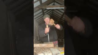 Cutting A Mortise and Tenon By Hand #woodwork #handtools #joinery #satisfying #ireland #satisfying