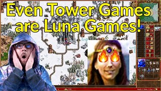 Even Tower Games are Luna Games! || Heroes 3 Tower Gameplay || Jebus Cross || Alex_The_Magician