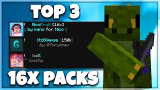 TOP 3 BEST 16x Texture Packs For HYPIXEL Bedwars (1.8.9 FPS BOOST)