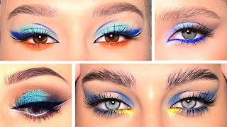 10 Ways On How To Wear Blue Eyeshadow | 2021 Makeup Trends