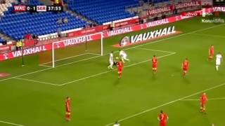 Aleksandar Kolarov amazing goal vs Wales