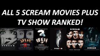 All 5 Scream Movies Plus TV Show Ranked (Worst to Best) (W/ Scream 2022)