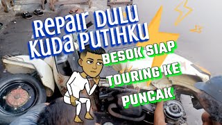 Repair vespa jadul // persiapan meluncur ke puncak bogor