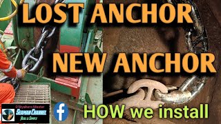 How we install our very NEW ANCHOR onboard container ship #seaman #maritimeeducation #anchor