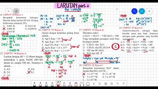 PEMBAHASAN SOAL-SOAL UTBK (LARUTAN part 3)