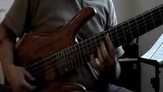 6 string bass chord loop, solo improvisation