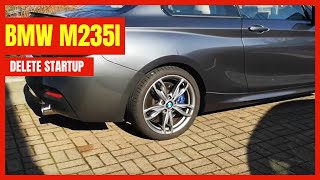 BMW M235i backbox delete start up