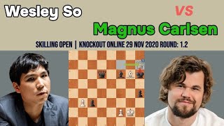 Fantastic Chess Game: Wesley So *CRUSHED* Magnus Carlsen with 14 Great Moves - Skilling Open 2020